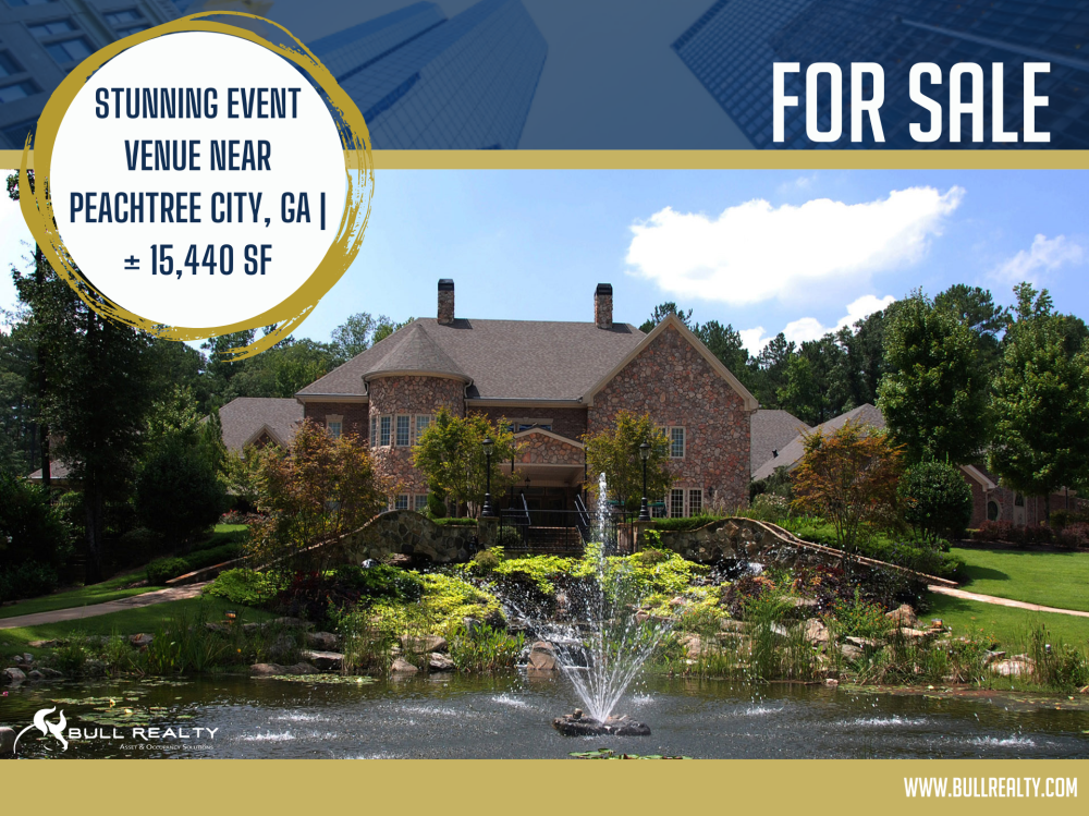 Stunning Event Venue Near Peachtree City, GA | ± 15,440 SF