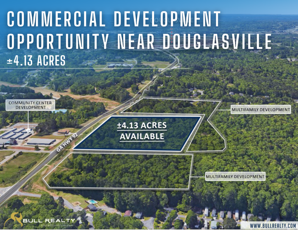 Commercial Development Opportunity Near Douglasville, GA | ±4.13 Acres