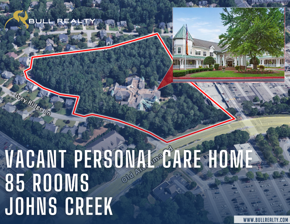 SOLD | Vacant Personal Care Home | 85 Rooms | Johns Creek