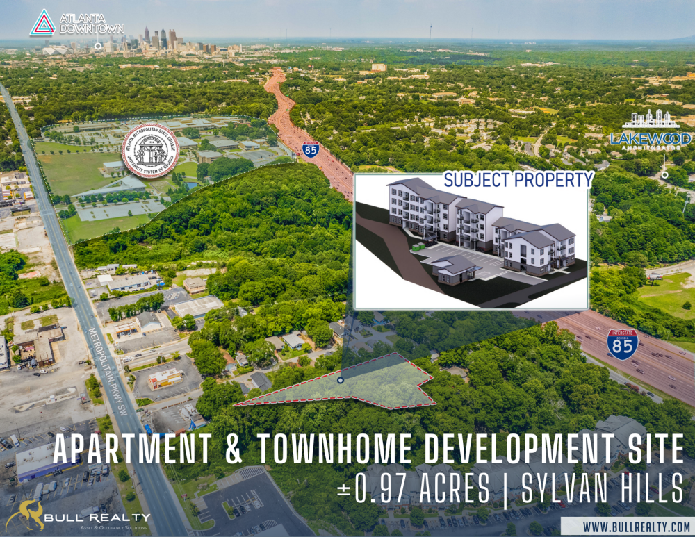 Apartment & Townhome Development Site in Opportunity Zone | ±0.97 Acres | Sylvan Hills 