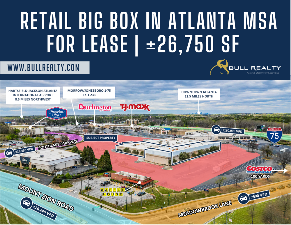 Retail Big Box in Atlanta MSA For Lease | ±26,750 SF