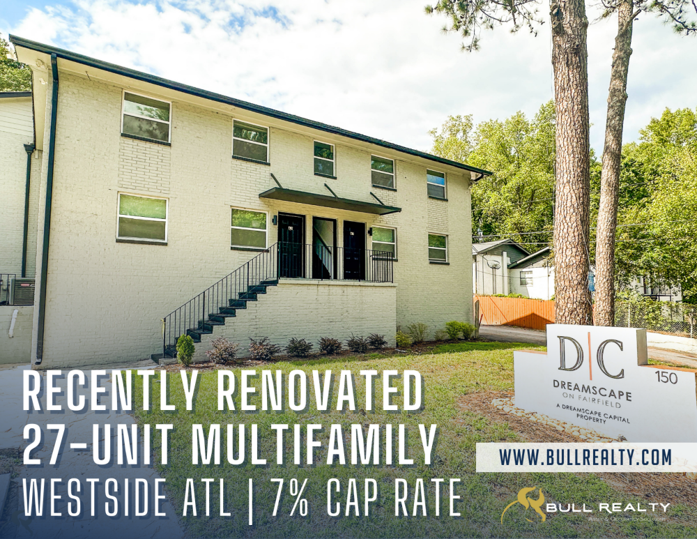 Recently Renovated 27-Unit Multifamily in Westside Atlanta | 7% Cap Rate