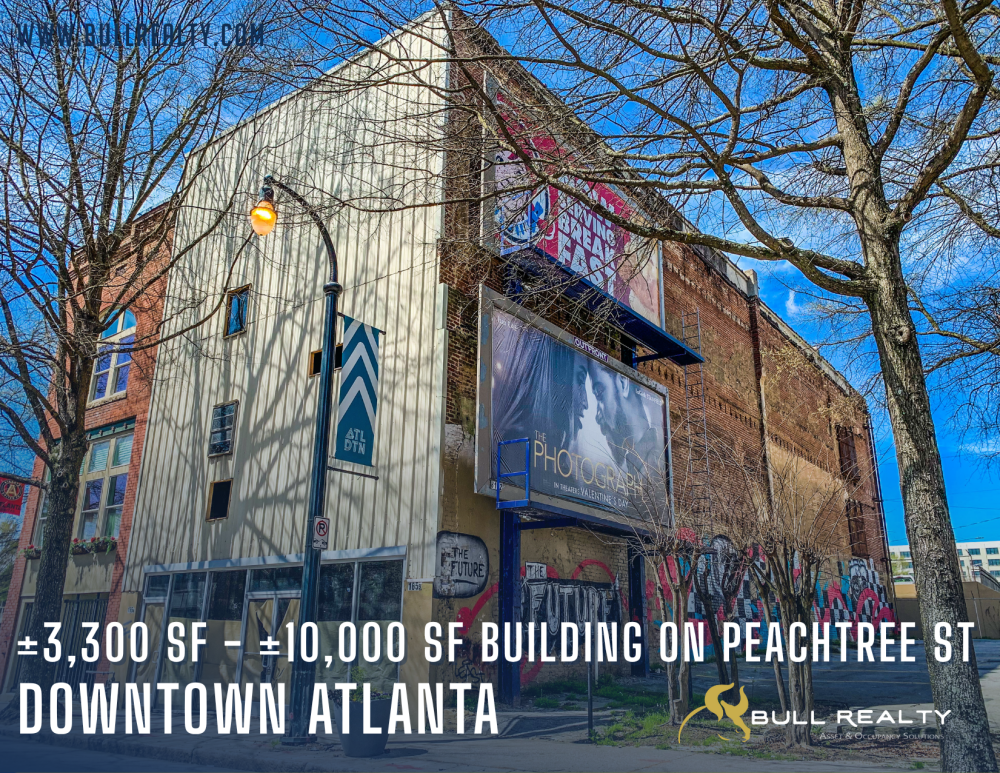 Downtown Atlanta Peachtree Street Building |  ±3,300 SF – ±10,000 SF
