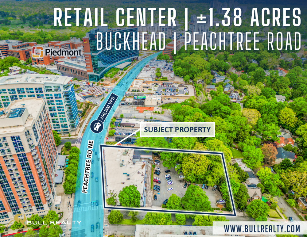 Buckhead | Peachtree Road Retail Center | ±1.38 Acres