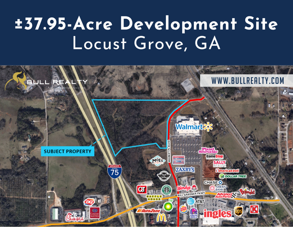 ±37.95-Acre Development Site | Locust Grove, GA