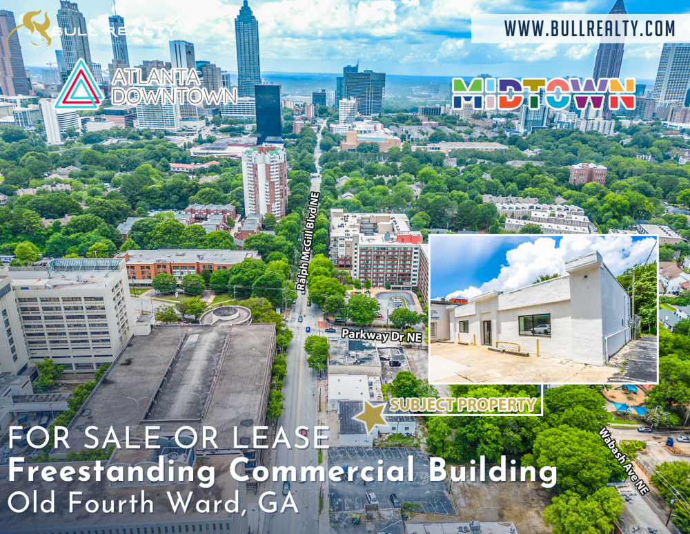 Freestanding Commercial Building | Old Fourth Ward | For Sale or Lease 