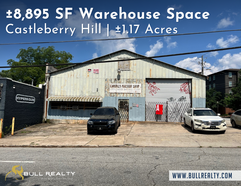 ±8,895 SF Warehouse Space | Castleberry Hill | ±1.17 Acres