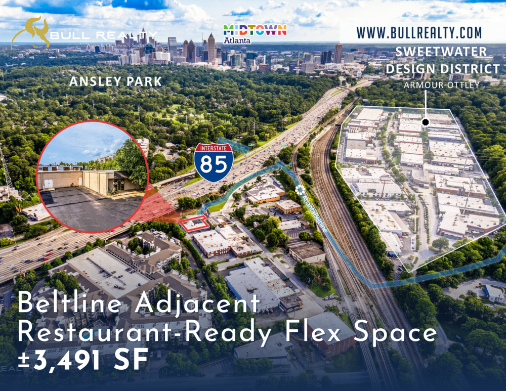 ±3,491 SF Flex Building | Restaurant-Ready | Beltline Adjacent | Armour Yards