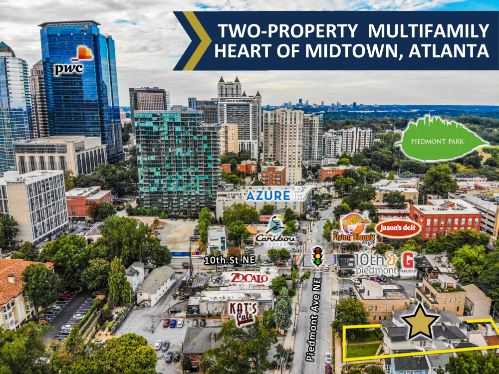SOLD | Two-Property Multifamily Portfolio | Heart of Midtown, Atlanta  | 7 Units