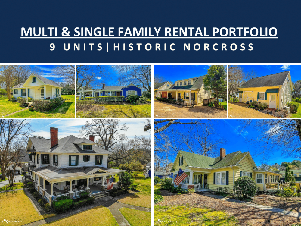 SOLD | 9-Unit Multi & Single Family Rental Portfolio | Historic Norcross | ±1.9 Acres