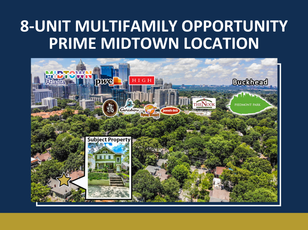 SOLD | 8-Unit Multifamily Opportunity in the Heart of Midtown, Atlanta